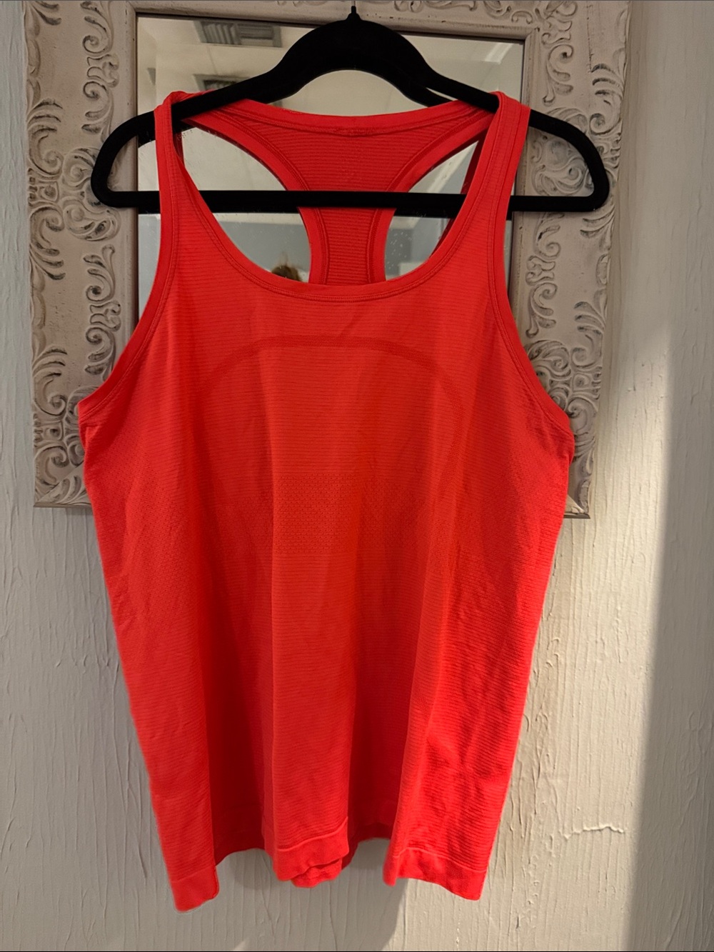 lululemon athletica Coral Red Racerback Tank